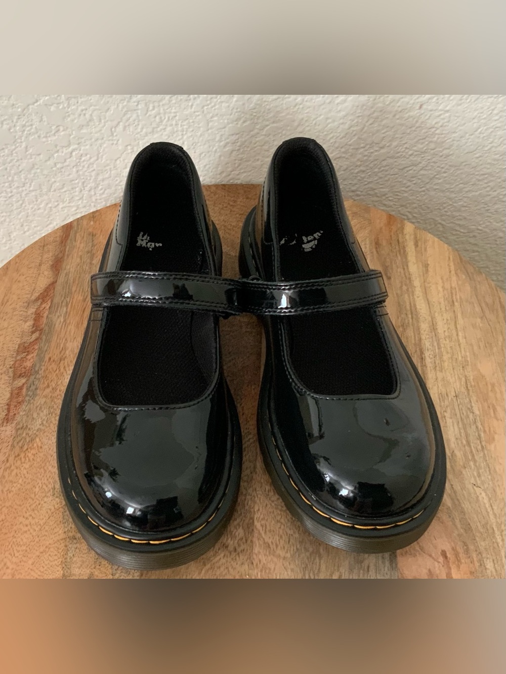 Dr. Martens Kids Black Maccy Mary Jane Shoes